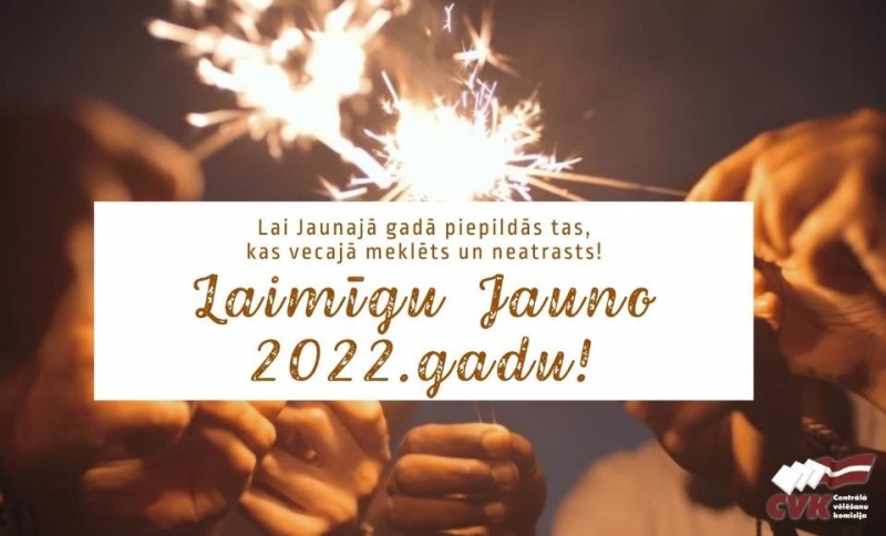 Laimīgu Jauno 2022. gadu!