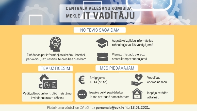 Aicinām komandā IT vadītāju