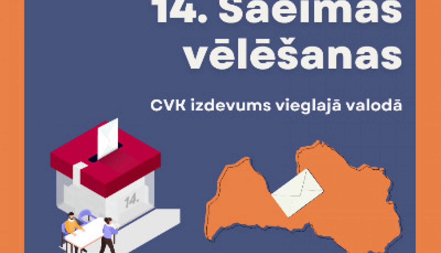 Par 14. Saeimas vēlēšanu balsošanas kārtību var lasīt arī vieglajā valodā